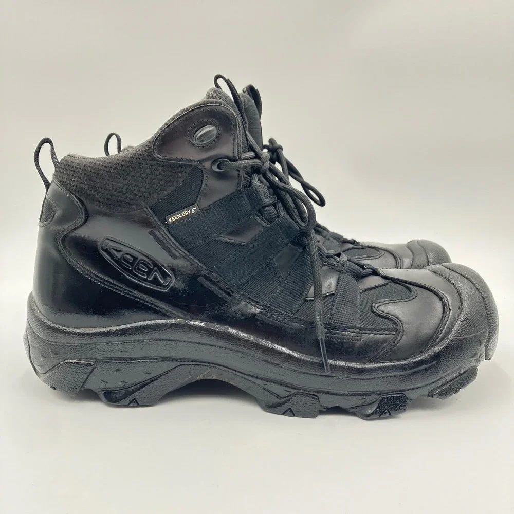 Keen Dry Mens 13 Winter Hiking Boots Black Waterproof Insulated 200g 1243-BKBK